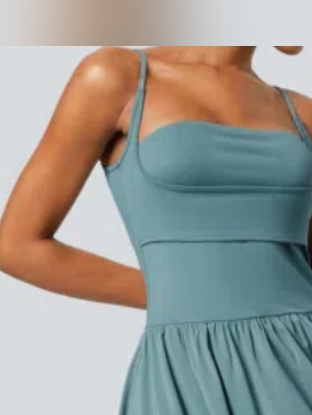Halara Breezeful™ Backless Side Pocket Flowy Flare Maxi Slip Dress 👗 - Picture 6 of 10